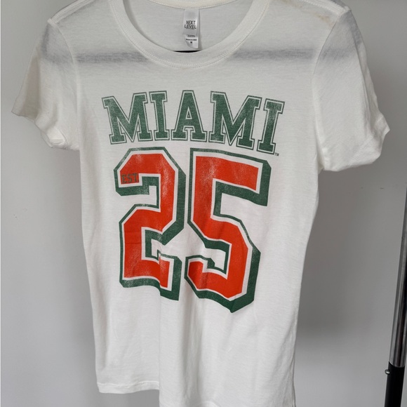 Next Level Apparel Tops - UM Miami Hurricanes Game Day Tee